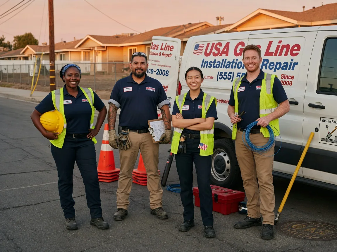 Gas Line Installation company in Rice, WA